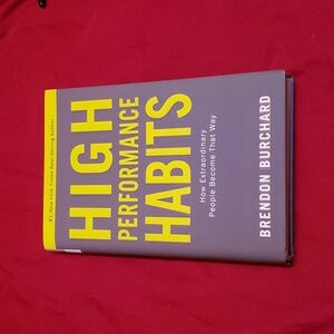 High Performance Habits by Brendon Burchard Hardcover Book Like New
